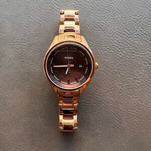 Fossil Flight Mini Watch gold / bronze